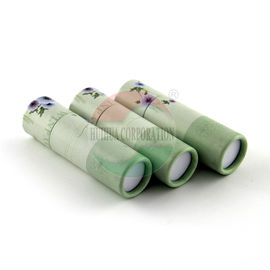 Biodegradable Kraft Paper Lip Balm Tube With CMYK Printing Offset