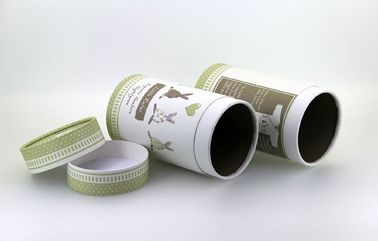 Food Grade Lovely Cardboard Paper Cans packaging for Baby Clothes and Gifts