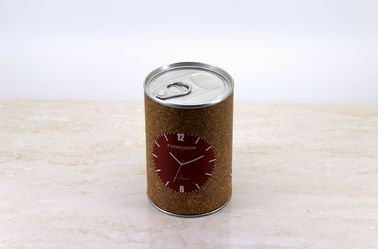 Flexible Kraft Paper Cans Packaging With Metal Lids For T-Shirt And Gift