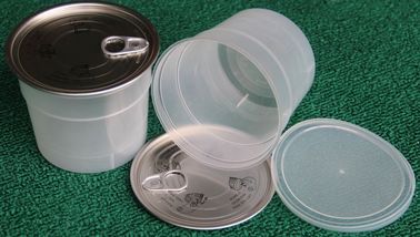 Transparent Food Grade Material Cup Shape Easy Open End PP Cans