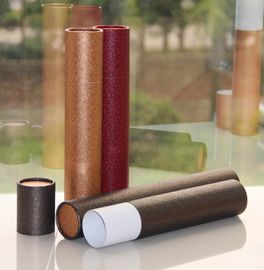 Classical Leather Surface Cardboard Paper Cans Packaging with SGS Certification