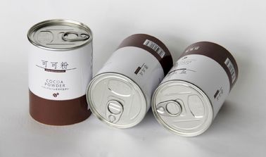 Airtight Paper Cans Packaging with Easy Open Lid for Powder and Dried Food