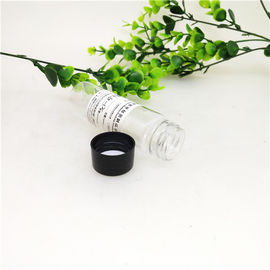 33mm Height Clear Plastic Cylinder , 40ml / 50ml Bottle Tube Mini Plastic Jars