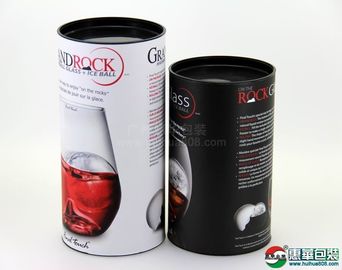 Glossy Lamination Pets Toy  Paper Composite Cans / Tube  , Dia 73 mm / H 100 mm