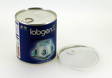 UV Coating Easy Open End Cardboard Paper Composite Cans For Daily Foods / candy