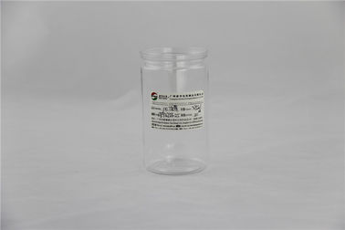 375ml Air Tight Clear Plastic Packaging Tubes Environmental 90mm Height