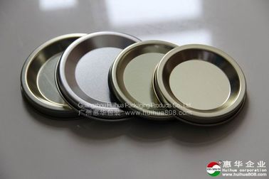 Air - proof Convex Surface 211# Metal Can Bottom 65 mm for Paper Tube Box