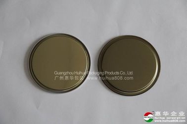 Air - proof Convex Surface 211# Metal Can Bottom 65 mm for Paper Tube Box