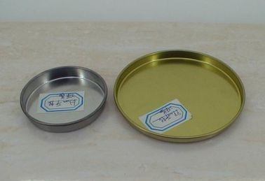 Custom 124# Flat Smooth Strech Metal Tin Can Lid for Paper Tube