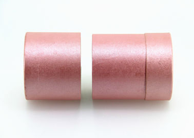 Food Grade Round Cardboard Paper Tube Pink For Chocolate / Gift