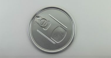 Small Eco friendly embossing printing Easy Open Plastic bottle Lid silver color 83mm