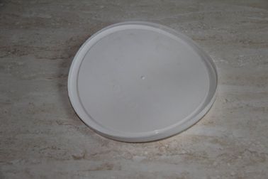 Eco friendly brown food grade plastic PE lid with customized logo embossing