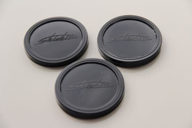 211# black round reusable plastic PE lid / cover For paper tin cans