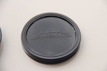 211# black round reusable plastic PE lid / cover For paper tin cans