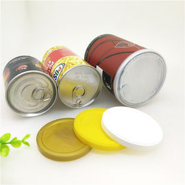 Matt Lamination Easy Open Paper Composite Cans For Dried Fruit / Food Powder