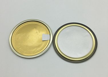 Durable Aluminium Foil Lids / Metal Or Paper Can Easy Pull Tab Lid