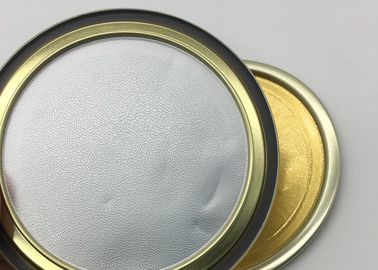 Eco - Friendly Round Shape Soft Peef Off Lid For Food Packing FDA Approved