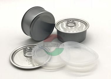 Mini Hemp Packaging 100ml Easy Open Ring Pull Tin Can / Metal Tins With Lids