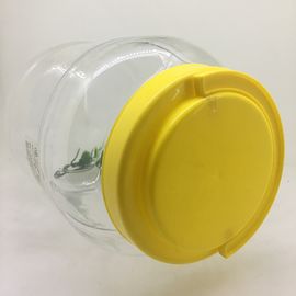 Guangzhou Factory 100ml 200ml 300ml 400ml 500ml 600ml 700ml 800ml 900ml 1000ml Empty Food Grade Clear Cooking Candy Cans PET Plastic Jars With Lids