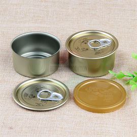 Durable Black Cap Easy Open Tin Cans For Cali Hemp Packaging Tin Box