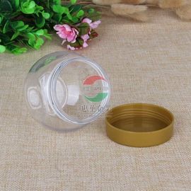 225ml Small Transparent Plastic Jar For Dry Fruit / Cookies Waterproof