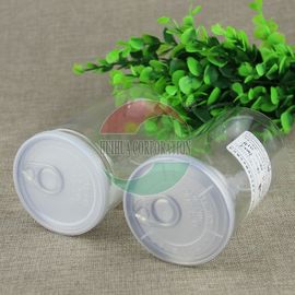 Recyclable Round Tea Sugar 500ml Clear Pet Jars