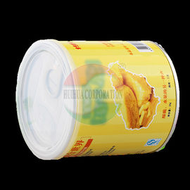 Hot Stamping Milk Paper Cans Packaging With Aluminum Bottom