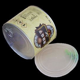 Customized Printed Logo Cardboard Kraft Paper Tube For Sunflower Seeds Nut Food Packaging