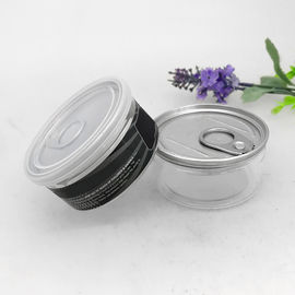 Weed Packaging 3.5 Grams 100ml Pet Plastic Jar With Ring Pull Lid