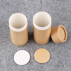 Essential Oil Round Kraft Paper Cylinder Containers easy open end