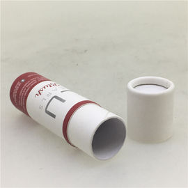 Moisture Proof CMYK Cylinder Paper Jars For Cosmetic Bottle Packaging