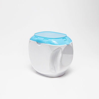 Square PET Plastic Washing Beads Packaging Storage Jar With PP Cap