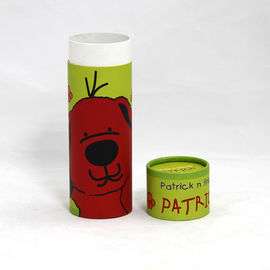 Lovely Cartoon Design Kraft Cardboard Paper Cans Packaging SGS-FDA Certification