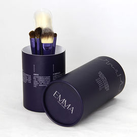 Luxurious Purple Cylinder Paper Can Packaging for Cosmetics and Skin Care Products