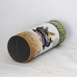 Water-resisted Eco-friendly Paper Composite Cans for Noodle Packaging , Paper Canister for Food