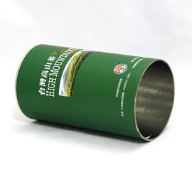 SGS Food Grade Cylinder Paper Composite Cans for Flower Tea , Fruit Tea And Coffee