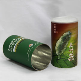 SGS Food Grade Cylinder Paper Composite Cans for Flower Tea , Fruit Tea And Coffee