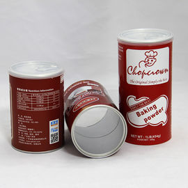 Eco-friendly Water-proof Cylindrical Paper Tube Packaging for Baking Powder , Nutrition Powder