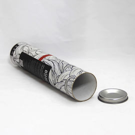 Kraft Paper Composite Cans with Silver Tinplate Lid for Wine Bottles and Mailing Box