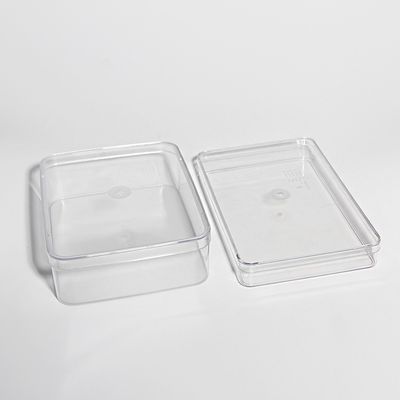 Custom PS PET Material Transparent Plastic Biscuit Container Box FDA