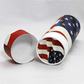 Customised Printing Paper Tube Chocolate Packaging , Gift Packaging,Embossing Printing round canister