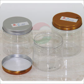 500ml ODM Labeling Clear Plastic Cylinder Food Grade Canned Tubes