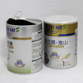 Food Grade Airproof Paper Composite Cans for Milk Powder / Nutrition Powder Packaging SGS-FDA Certificate