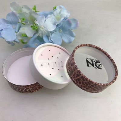 Custom Makeup Shaker Cardboard Container Personal Care Loose Powder Paper Tube