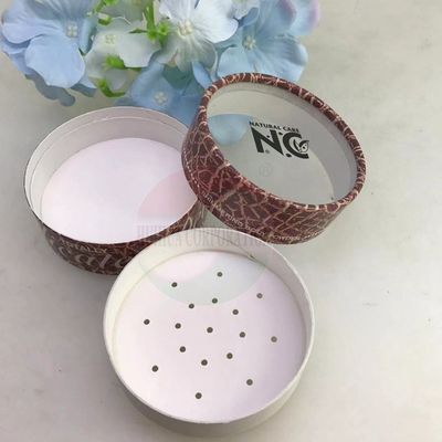 Custom Makeup Shaker Cardboard Container Personal Care Loose Powder Paper Tube