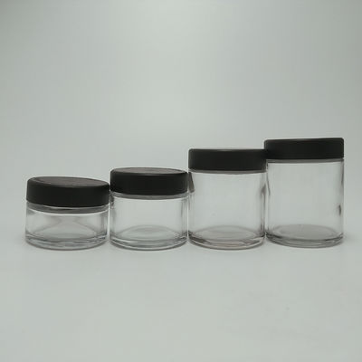 Child Resistant Caps CBD Hemp Packaging Clear Glass Jar