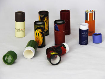 CMYK Color Paper Tube Packaging Matt Lamination Paper Cosmetic Container