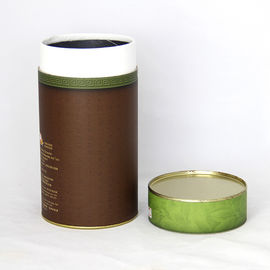 Good Sealing Function Packaging  Brown Paper Composite Cans Top Grade Material