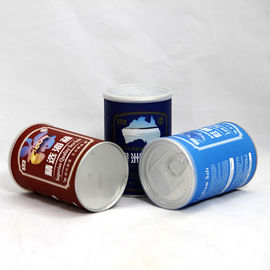 Mini Lovely Paper Composite Cans with Aluminium Easy Open Lid for Sea Salt Lake Salt Tea Sodium Salt Packaging