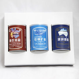 Mini Lovely Paper Composite Cans with Aluminium Easy Open Lid for Sea Salt Lake Salt Tea Sodium Salt Packaging